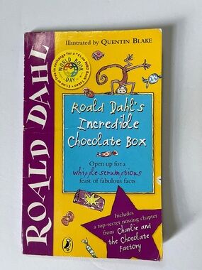 Vintage Roald Dahl's Incredible Chocolate Box Paperback Book